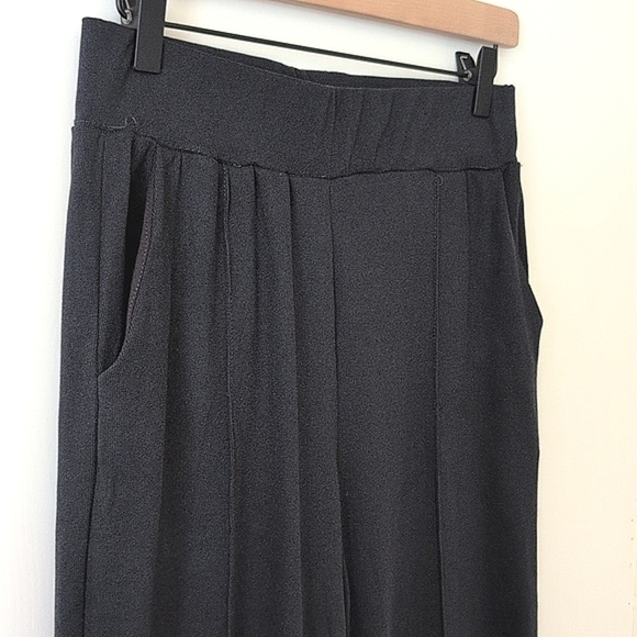 Ebb & Flow Womens Medium Flared Pull On Pants Gray Yoga Athleisure Activewear - Picture 4 of 7